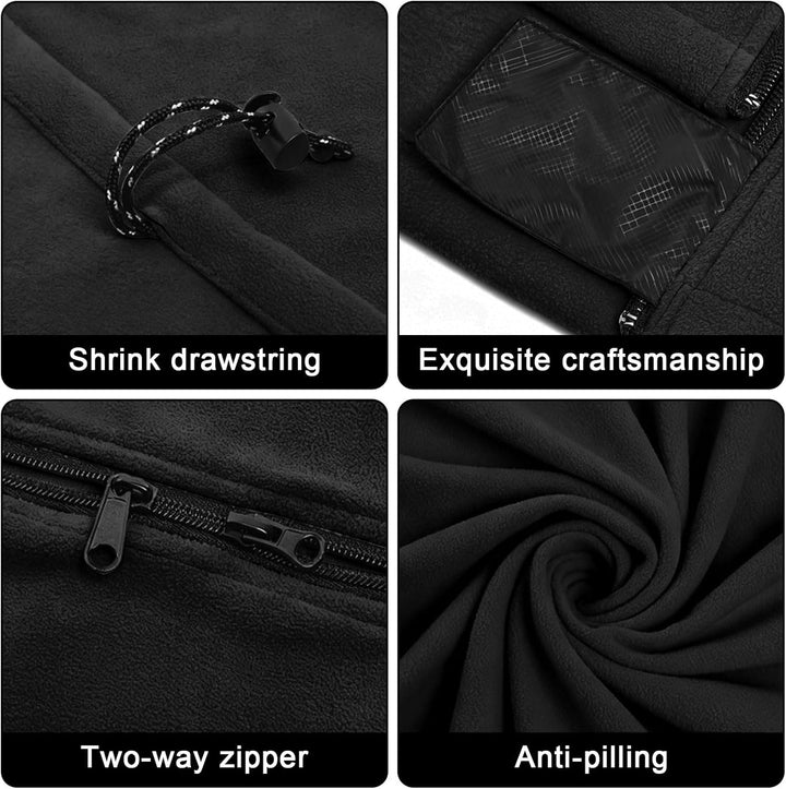 Schlafsack 180x82 cm Fleece - Hüttenschlafsack für Frühling & Sommer - 2-Wege-Reissverschluss - Kopp