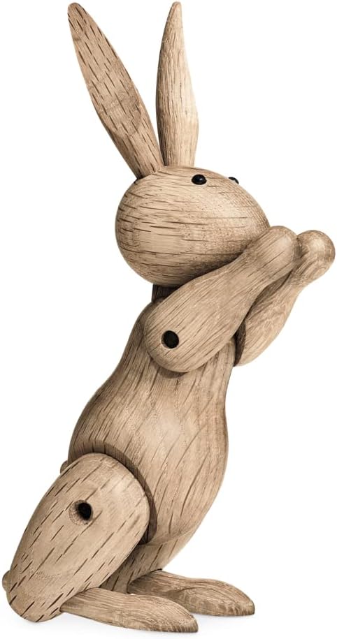Kay Bojesen Kaninchen Figuren 16 cm Holzfiguren Weihnachtsdekoration, Holz 16 x 8 x cm Kaninchen, 16