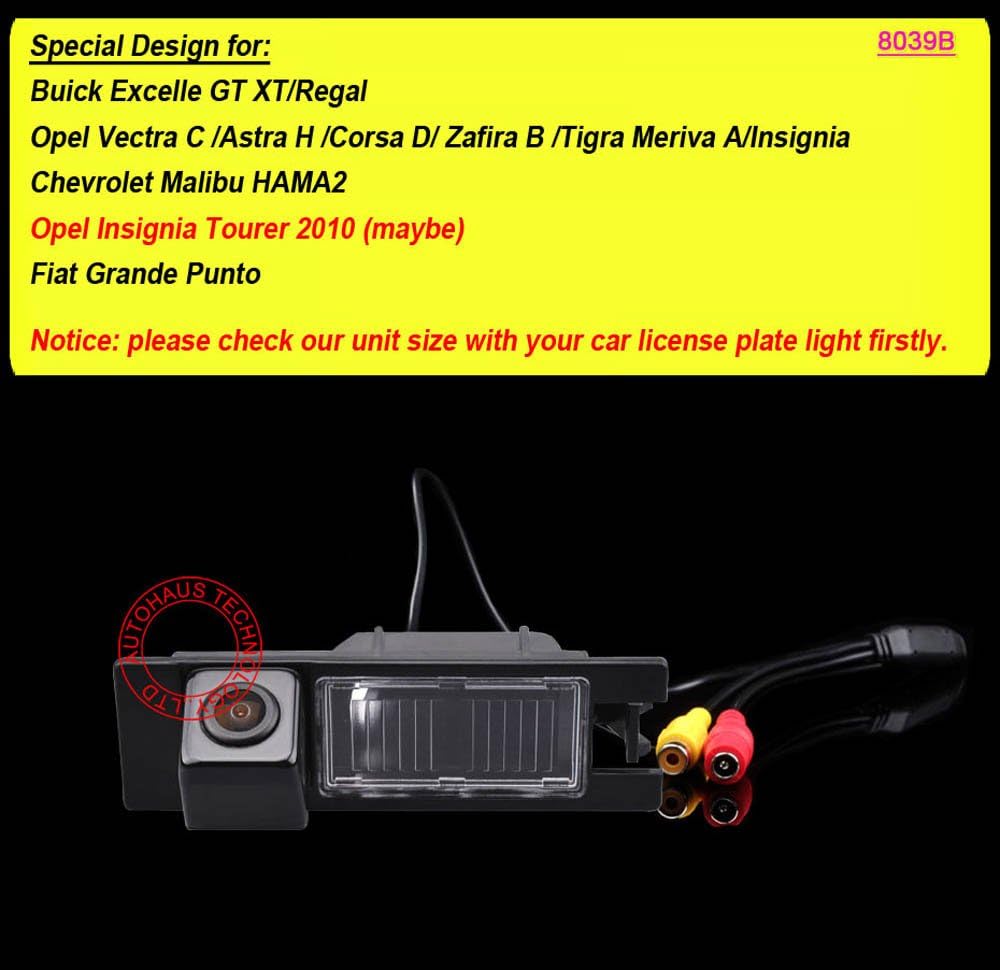 Rückfahrkamera wasserdicht Nachtsicht Auto Rückansicht Kamera Einparkhilfe Rückfahrsystem,Kennzeiche