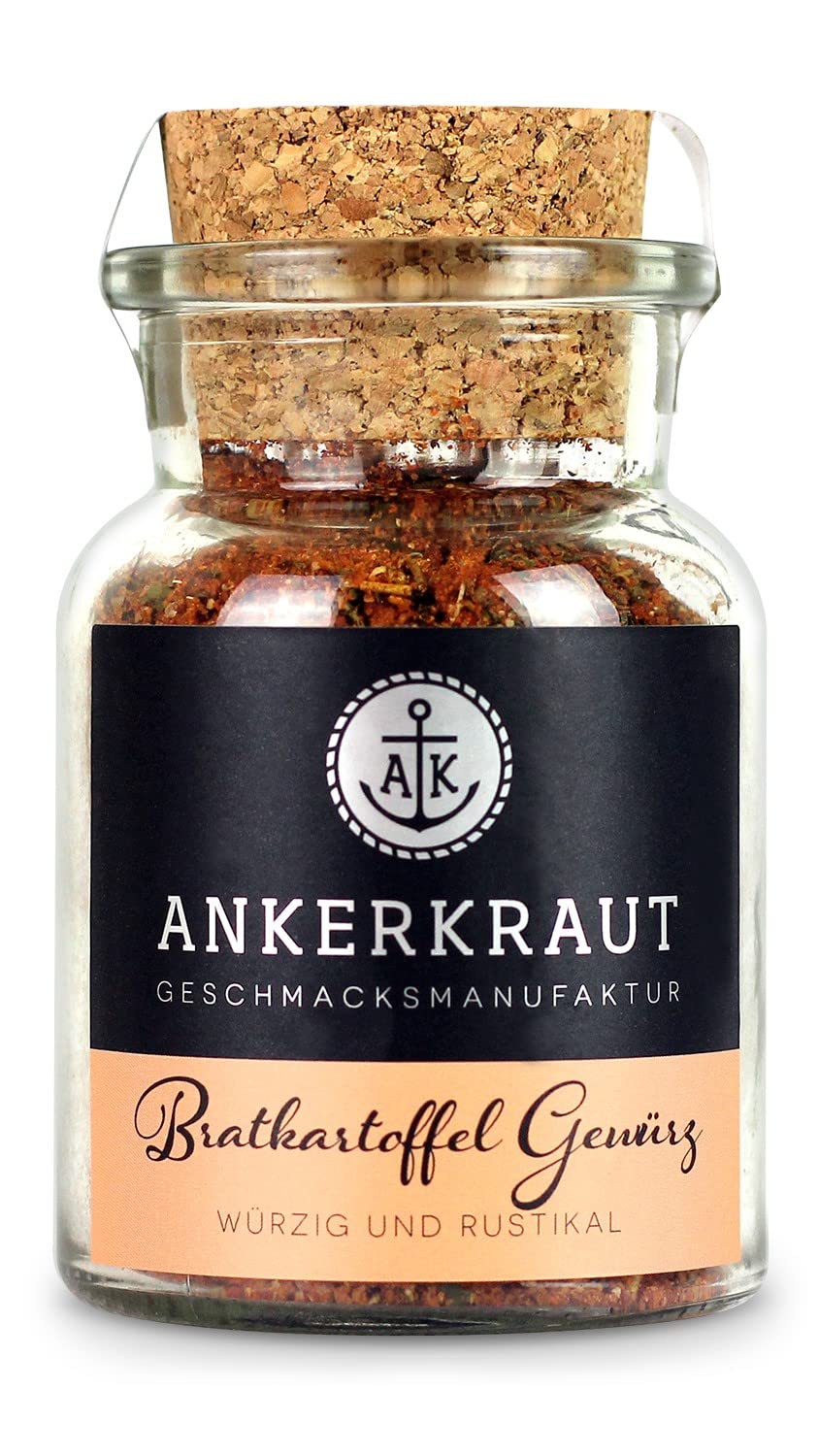 Ankerkraut Heftig-Deftig-Box, mit Auflauf Gewürz, Pommes mediterran, Bratkartoffel Gewürz, im Korken