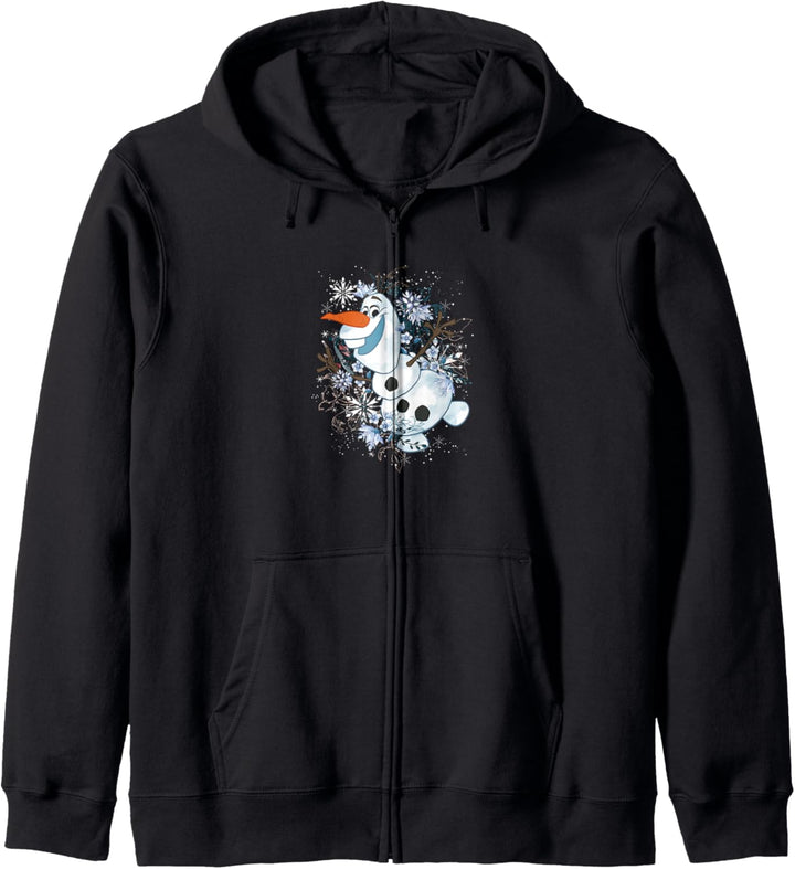 Disney Frozen Olaf Dancing In The Snowflakes Kapuzenjacke
