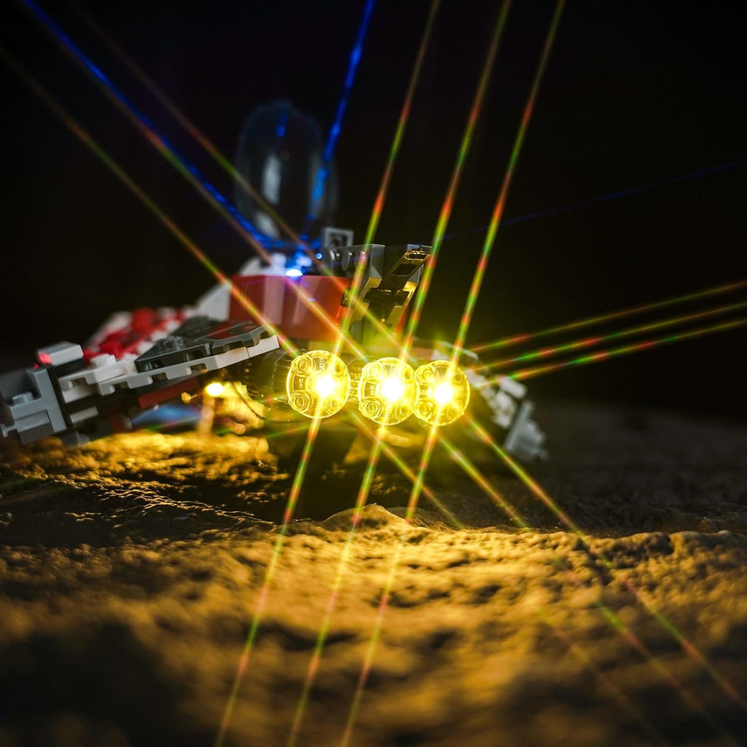 LocoLee Licht Kompatibel mit Lego 75388 Jedi Bobs Sternjäger, Nur Lichter Set - Kein Modell, Licht B