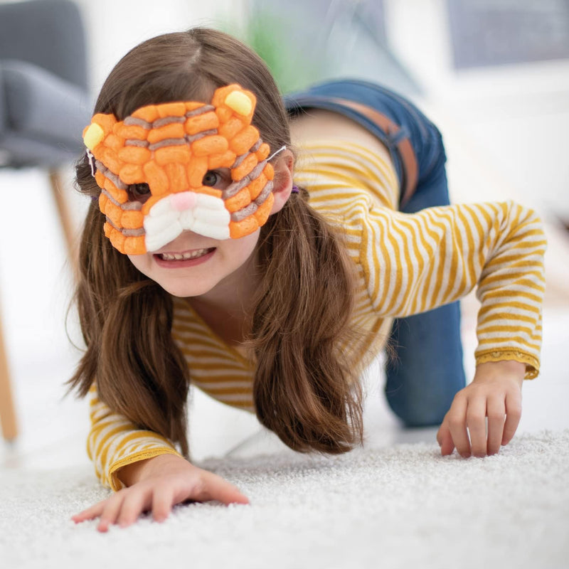 PlayMais FUN TO PLAY Masks Bastel-Set für Kinder ab 3 Jahren | Motorik-Spielzeug mit 500 Stück und 6