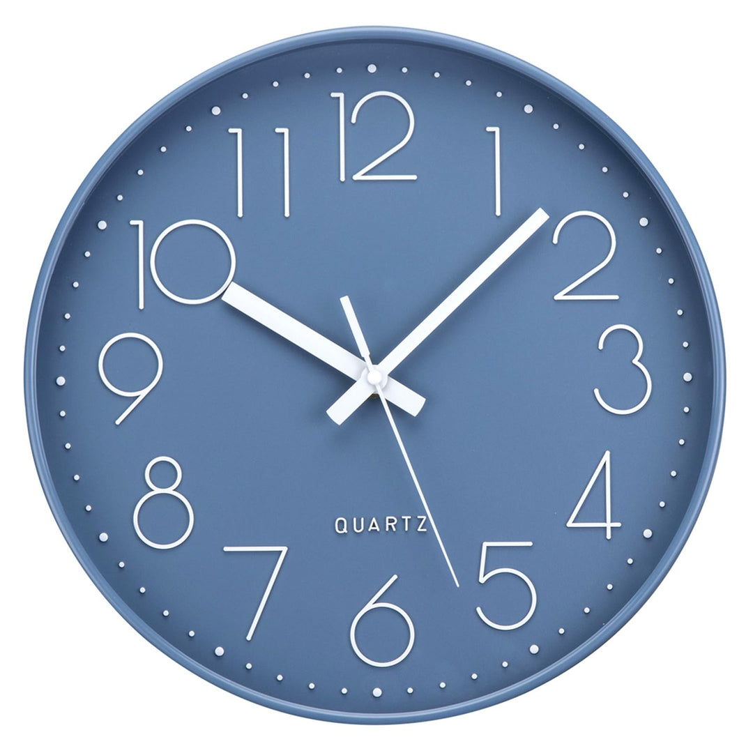 ACCSHINE Wanduhr Ohne TickgeräUsche Lautlos Modern 30cm Quarz Gross Batterie Betriebene Wanduhr Einf