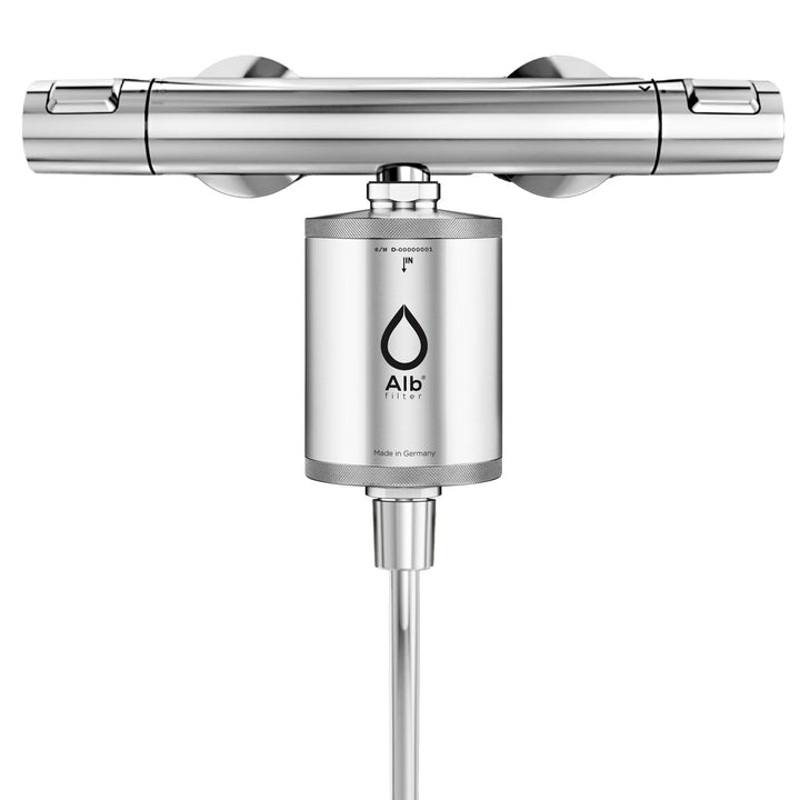 Alb Filter® Balance Duschfilter für gesunde Haut & Haare Edelstahl Natur, Edelstahl Natur