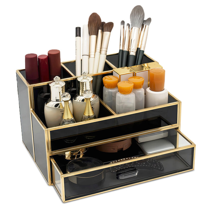 HARLIANGXY Make up Organizer mit Schubladen, Kosmetik Organizer, Multifunktion Schminktisch Organize