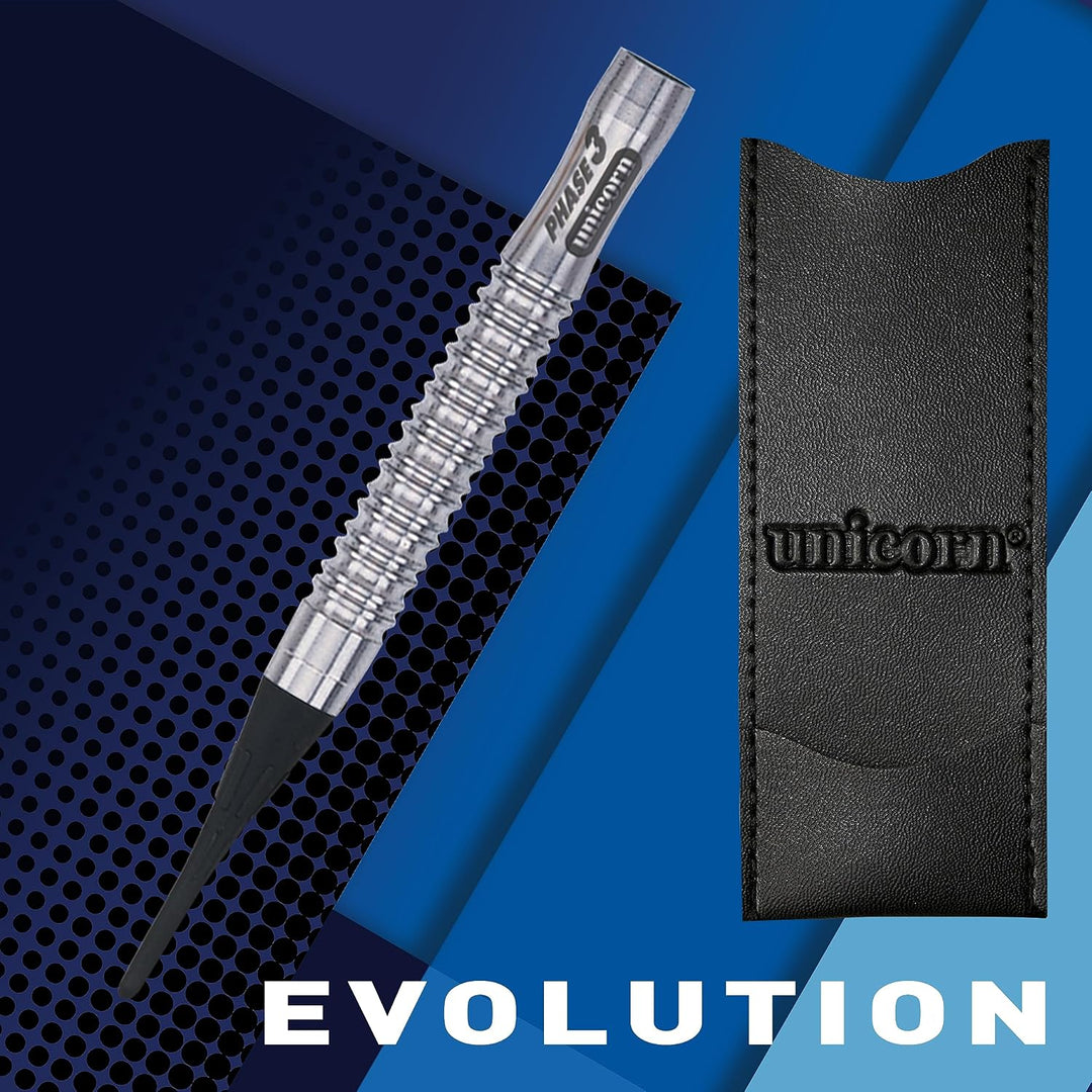Unicorn Soft Tip Darts Barrels | Evolution World Champion Series Phase 1, 2, 3, 5 & 6 | Natural 90%,