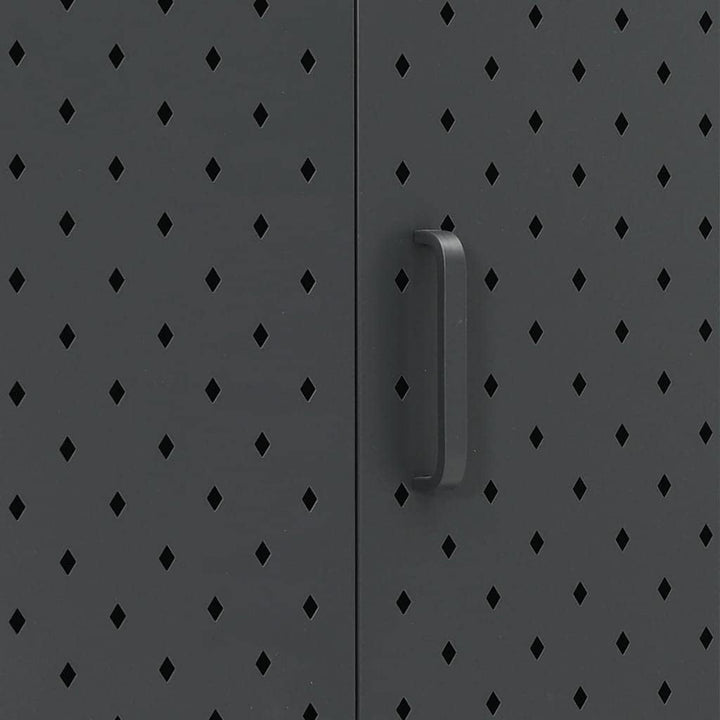vidaXL Sideboard 3 Türen Kommode Anrichte Beistellschrank Schrank Mehrzweckschrank Standschrank Stah