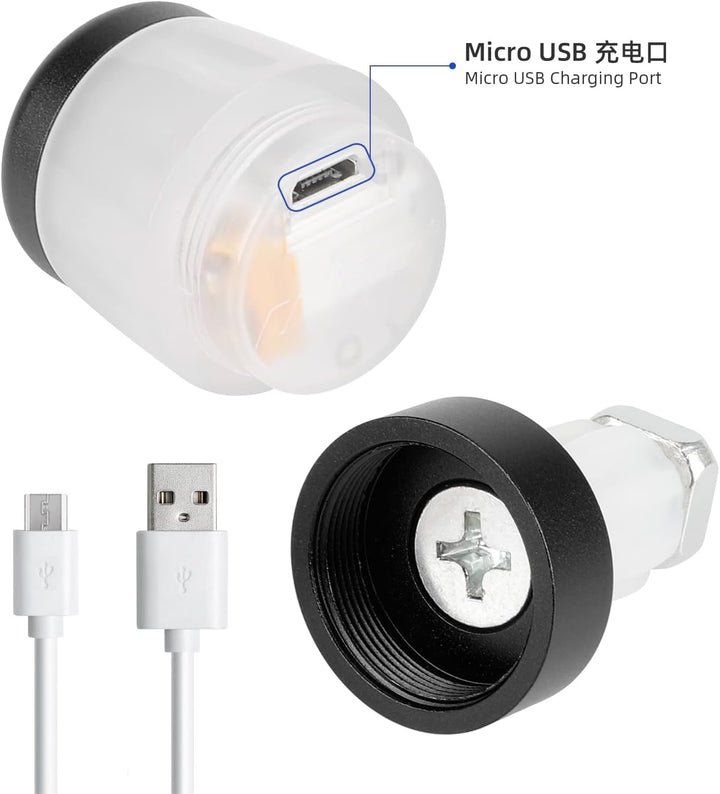 LED-Lenkerblinker Elektroroller für Xiaomi/Segway Ninebot, Wiederaufladbar, Wasserdicht, Universelle