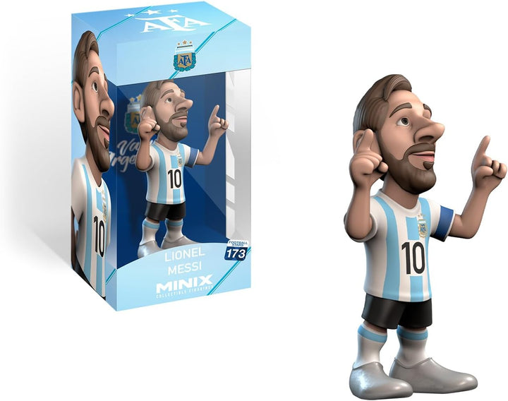 MINIX - Football Stars #173 – AFA Argentinien – Messi 10 – Sammelfigur, 12 cm