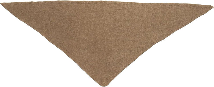 Faera XXL Dreieckstuch Bouclé elastisch weiches Cozy Material Einheitsgrösse Beige, Einheitsgrösse B