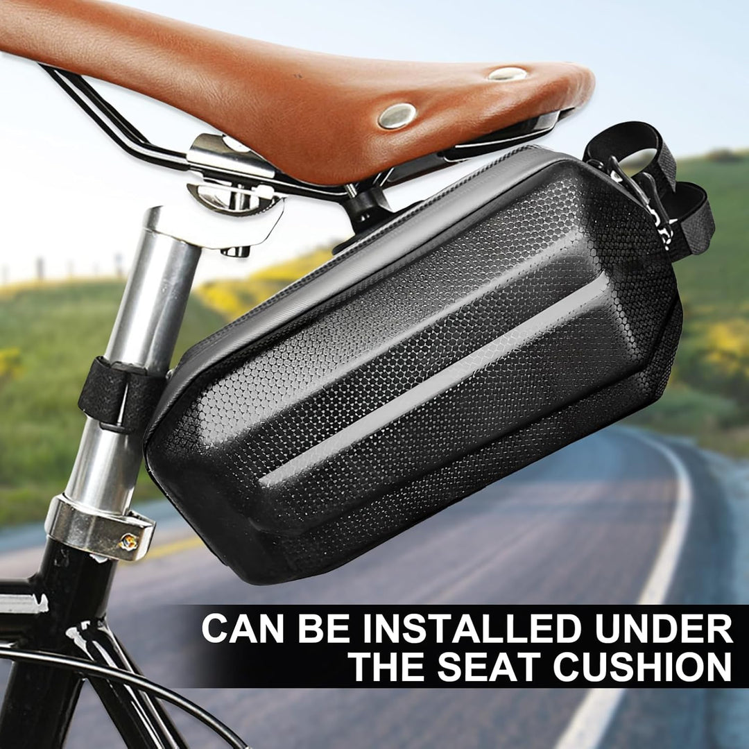 3L E Scooter Tasche für Roller wasserdichte Rollertasche Grosser Kapazität Lenkertasche Schwarz Vord