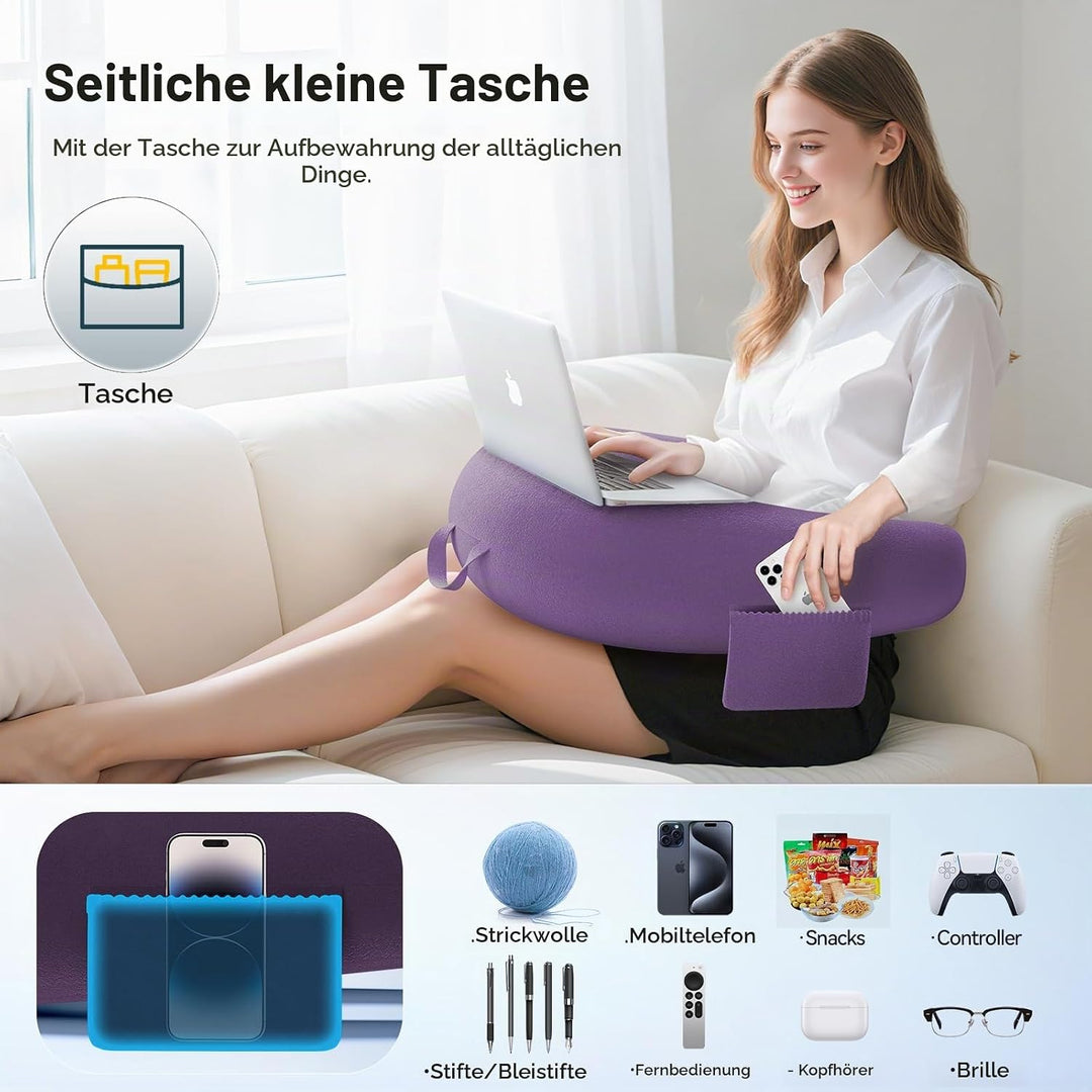 Gaming Kissen &amp; Lesekissen, Reading Pillow für das Sitzen auf dem Bett/Sofa/Fussboden, Fütterungs/Hä