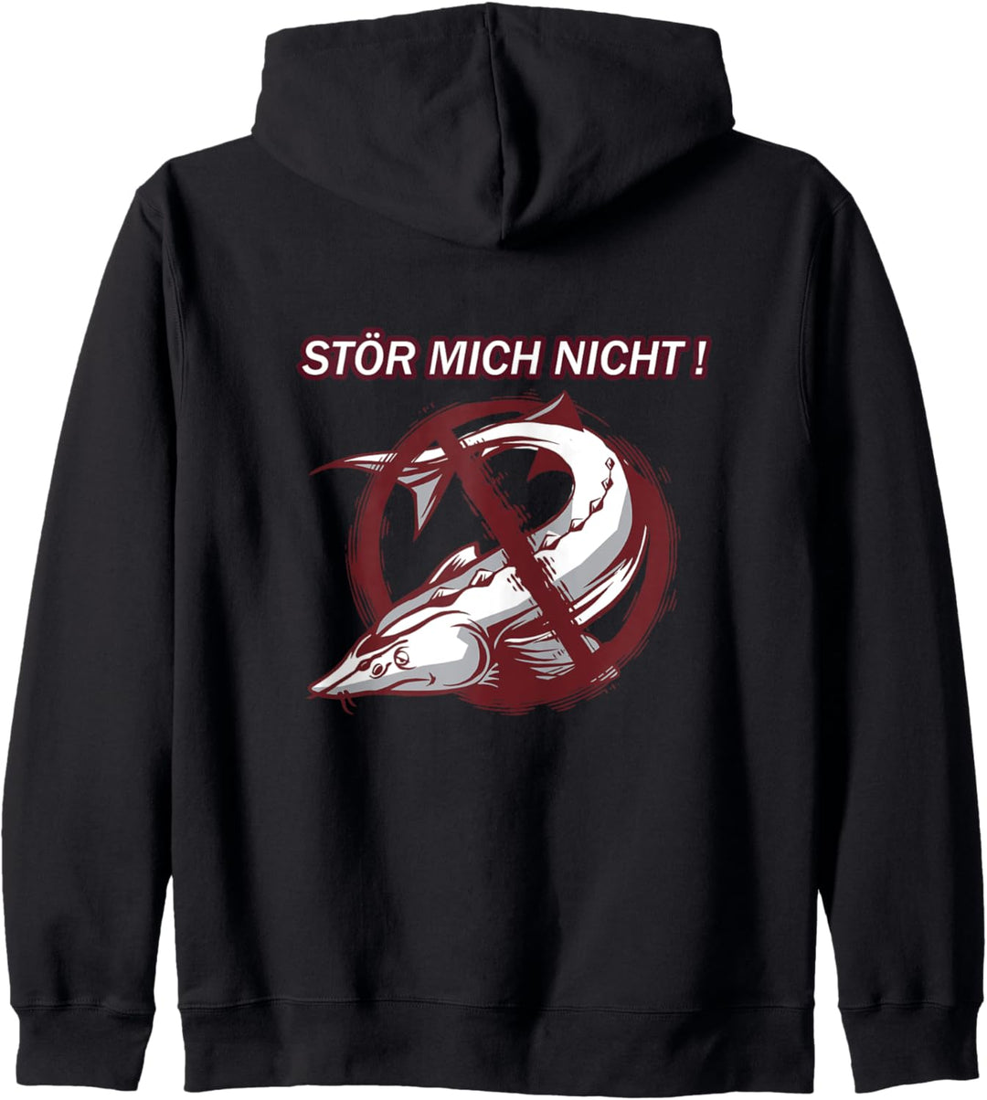 Stör mich nicht, witziger lustiger Spruch Fischer Angler Kapuzenjacke