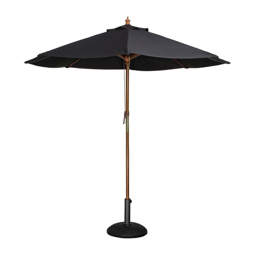 Bolero CB514 Umlenkrolle Sonnenschirm, 2500 mm Durchmesser, schwarz, schwarz