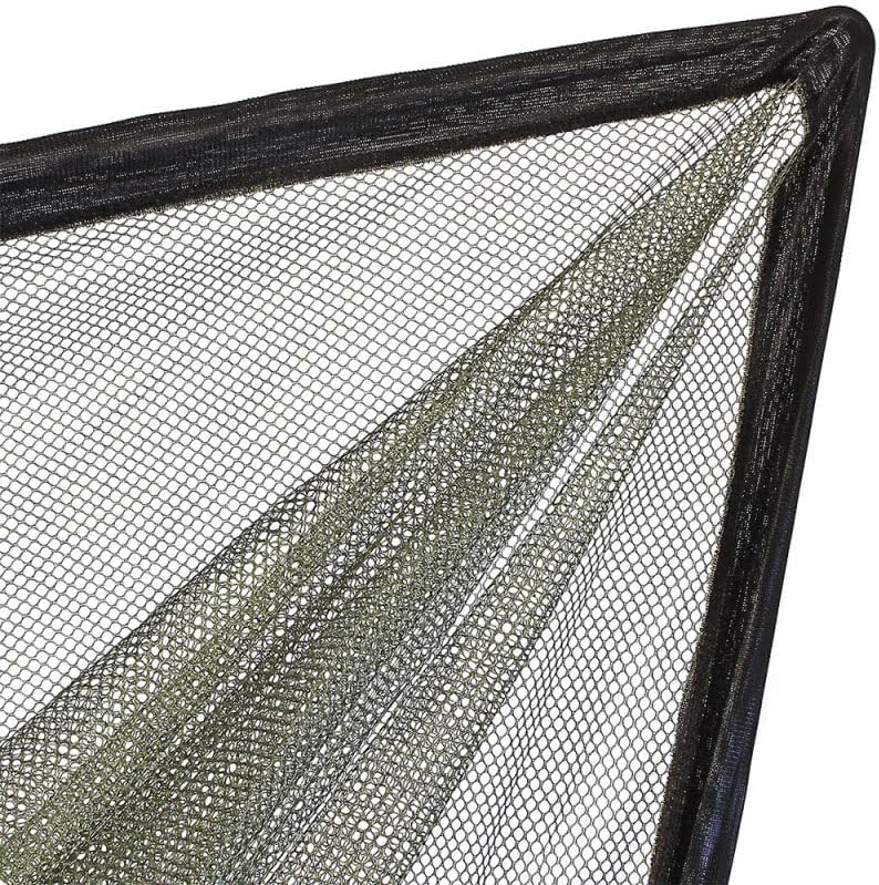 Grossfischkescher Karpfenkescher Kescherkopf 110x110cm mit Auftriebshilfe grün