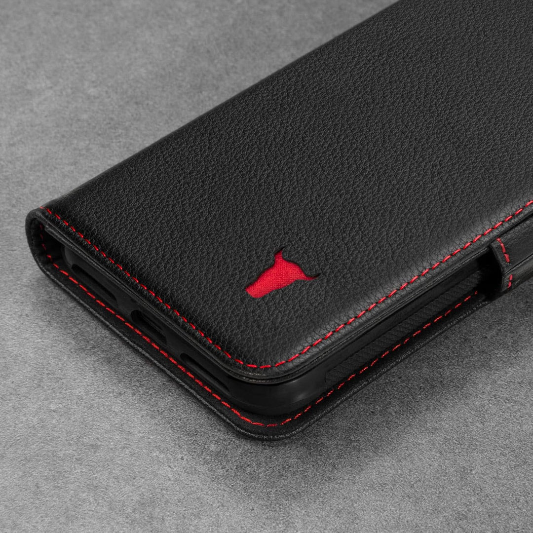 TORRO Hülle kompatibel mit iPhone SE 2022/2020 5G und iPhone 7/8 (4.7") – Premium Leder Hülle mit St