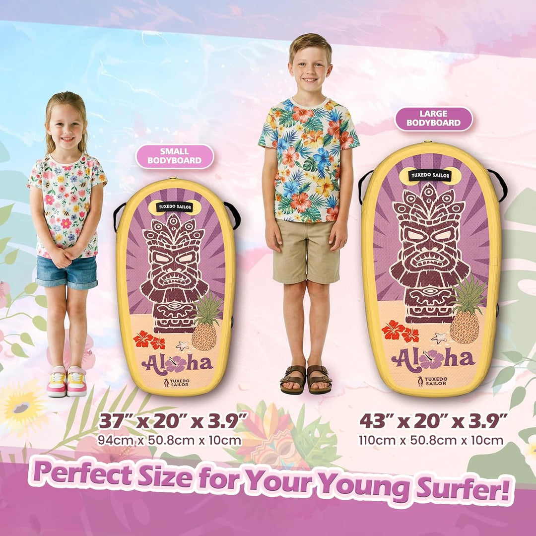 Tuxedo Sailor Aufblasbare Bodyboard Schwimmbrett Schwimmboard, Surfbrett Kinder und Erwachsene zum S