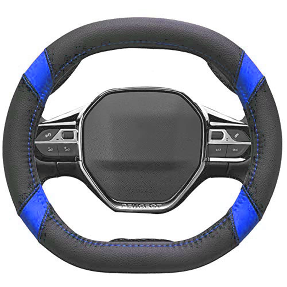 Mayco Bell Auto-Lenkradhülle aus Mikrofaser-Leder, passend für Peugeot 3008 4008 5008 2016–2019 508