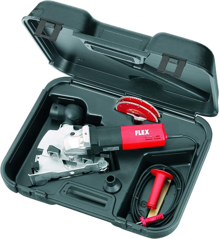 Flex Mauerschlitzer MS 1706 FR Set (schiebender, ziehender Schnitt, Schnitttiefe 0-35 mm, Nutbreite