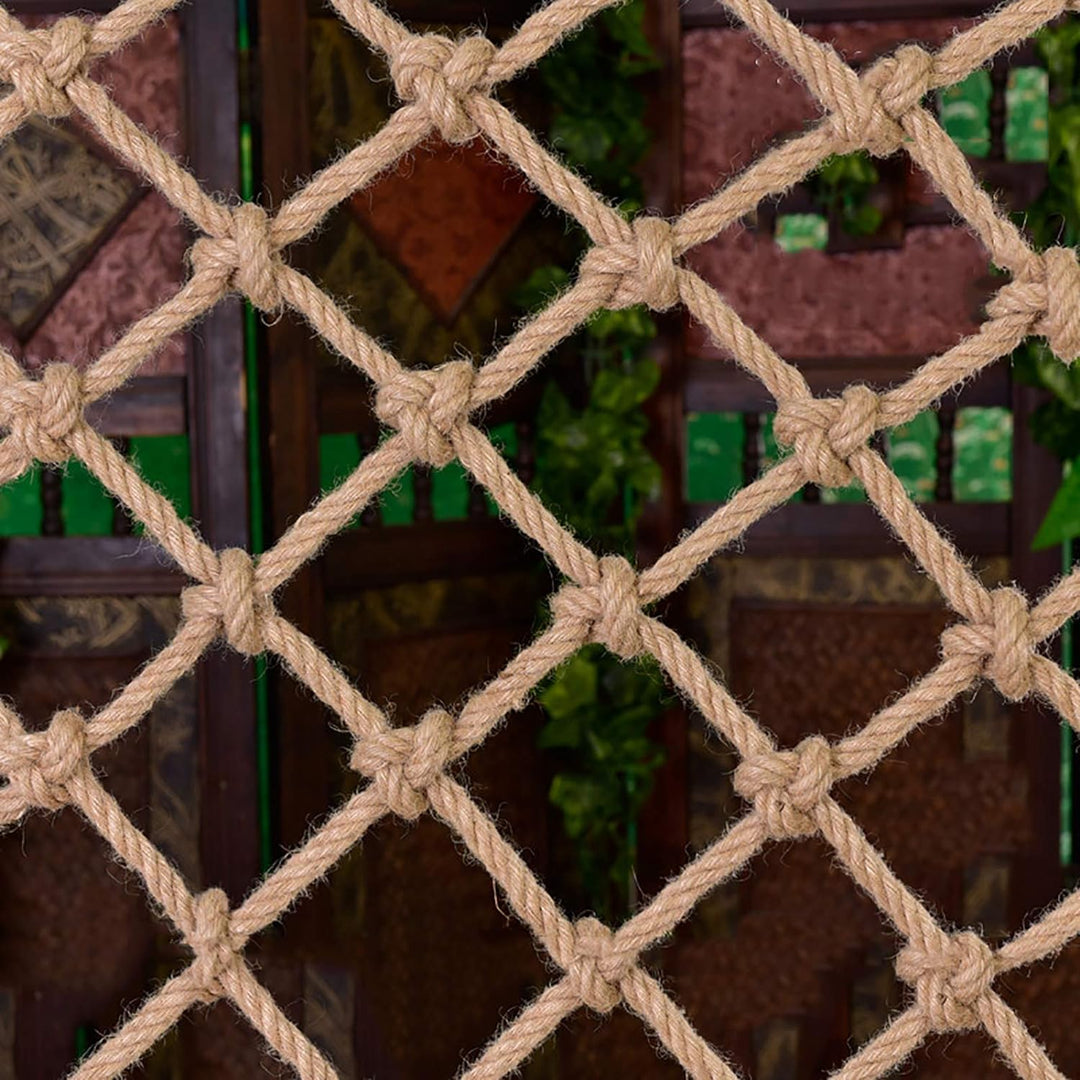 YANGUANG Stasy Kinder Im Freien Kletternetz, Hängende Brücke Dekoratives Hanfseil Netz, Spielplatz K