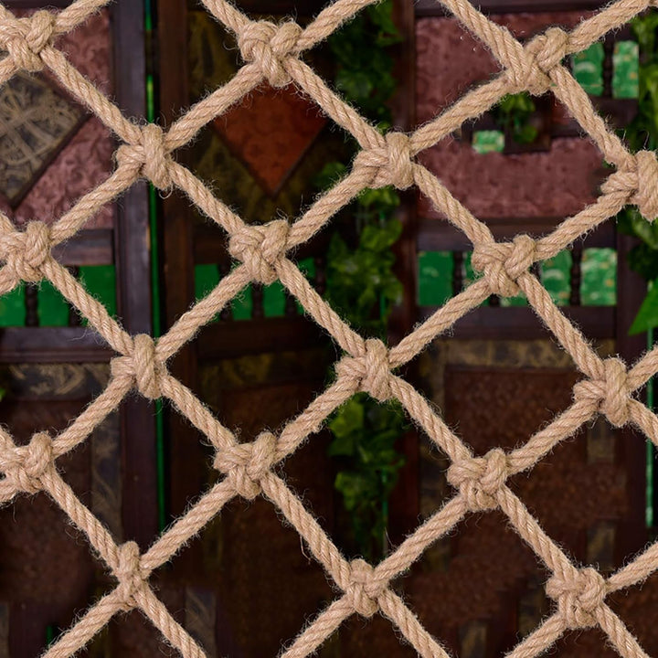 YANGUANG Stasy Kinder Im Freien Kletternetz, Hängende Brücke Dekoratives Hanfseil Netz, Spielplatz K