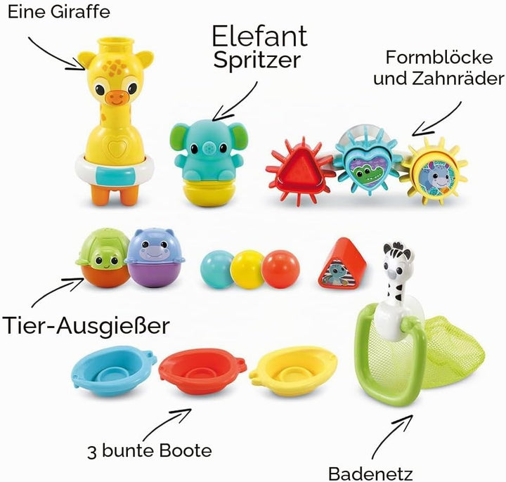 VTech 563005 Animaux Badespielzeug, Mehrfarbig, M