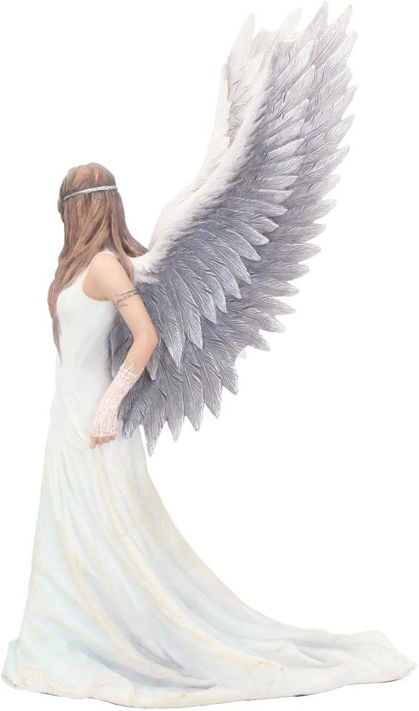 Nemesis Now Spirit Guide Anne Stokes Dekofigur, Kunstharz, 24 cm, Weiss