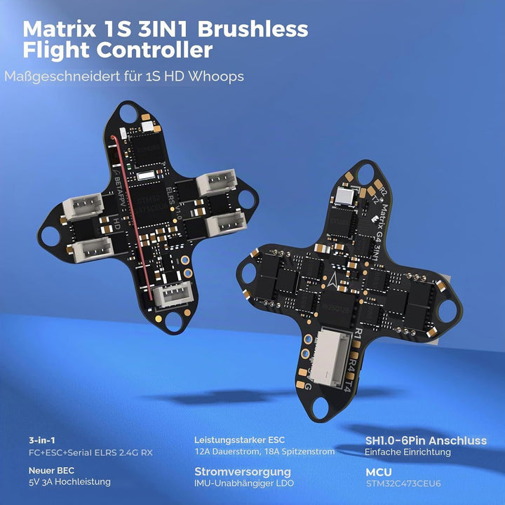 BETAFPV ELRS Meteor75 Pro P1 1S Brushless Cinewhoop Drohne mit 1080P P1 Air Unit HD VTX, Matrix 1S 3