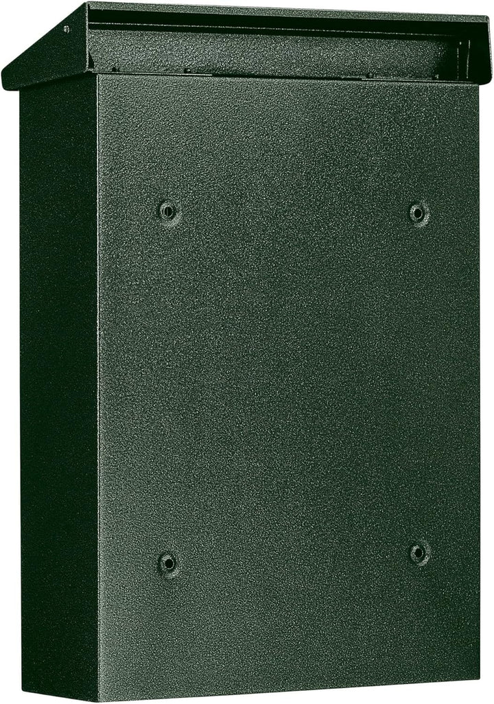 Burg-Wächter Briefkasten, A4 Einwurf-Format, Vollflächig verzinkt, Strukturlackiert, Letter 5832 GR,