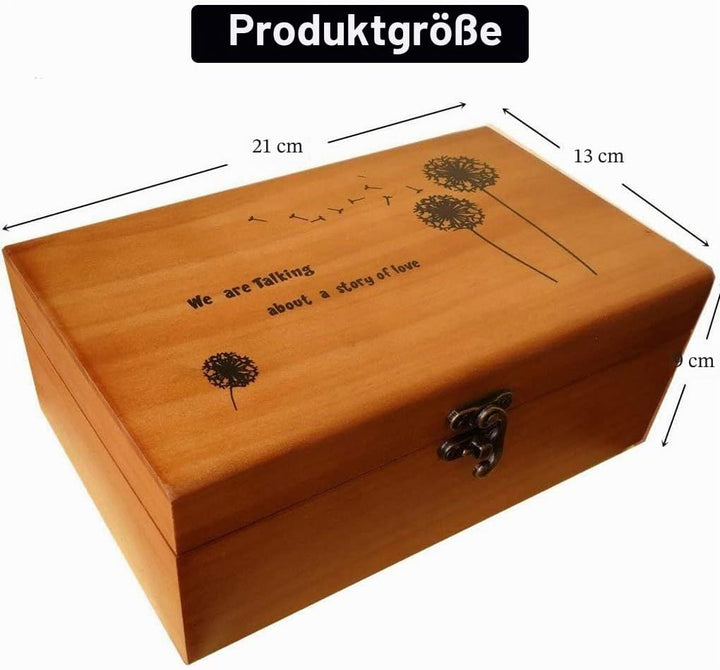 Nähkorb aus Holz, MKNZOME Nähkasten mit Über 110 Stk Nähzubehör Nähsets Holz Nähkörbe Haushalt Nähze
