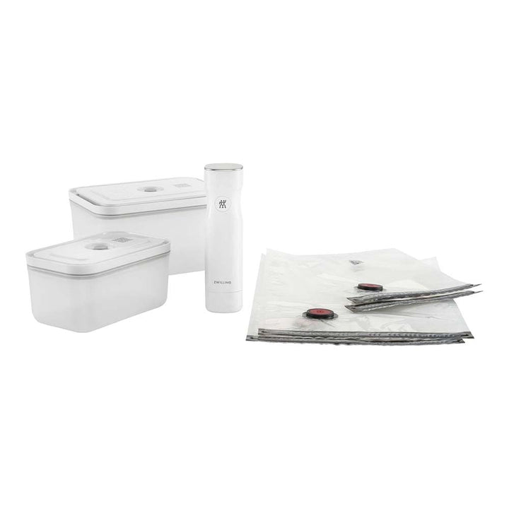 ZWILLING FRESH & SAVE VAKUUM STARTERSET, 7-TLG, KU Fresh & Save Starterset, 19 x 5 cm 7-pc Weiss, 7-