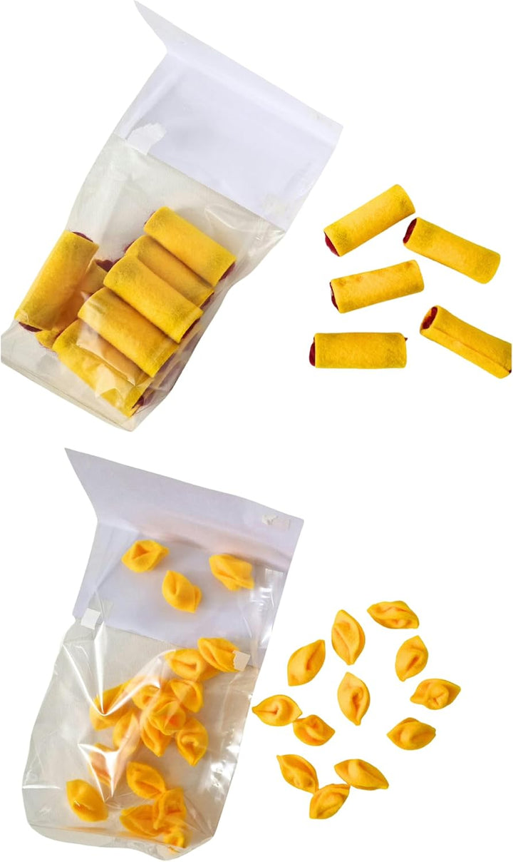 SET Filz Kinderküche Nudeln Handgemacht Filz Pasta Filz Lebensmittel Spielzeug Lebensmittel Zubehör