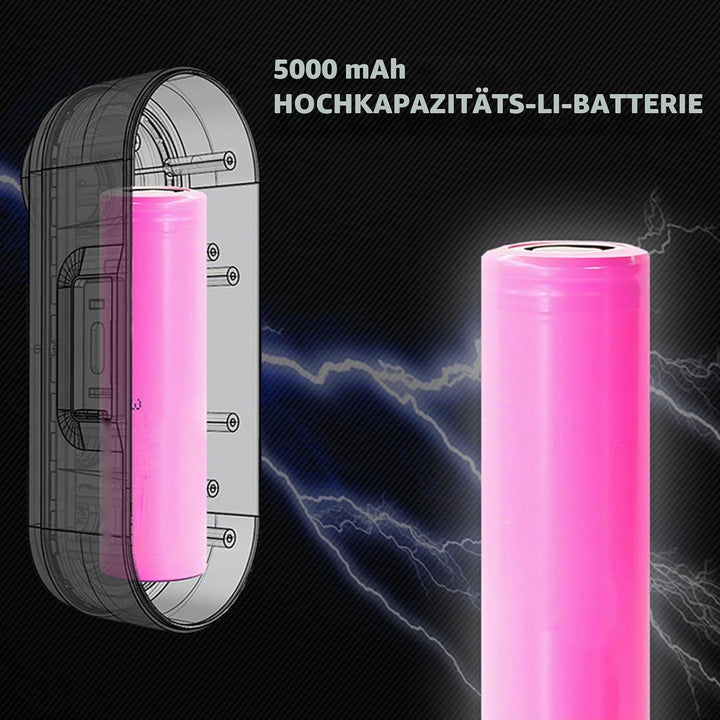 Bike Rückblick Kamera mit Rücklicht, 1080p Fahrradvideocorder mit 5000 mAh wiederaufladbarem Akku fü