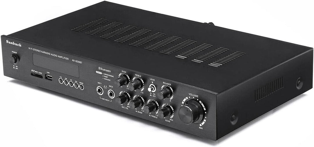 HiFi VerstäRker 5 Kanal Digital Fm USB Stereo Amplifier VollverstäRker 600W Mit Fernbedienung FüR Hi