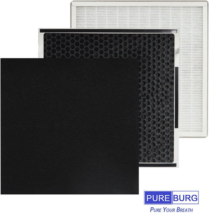 PUREBURG Ersatzfilter kompatibel mit Beurer LR 300/LR 310 Luftreiniger,2er-Pack H13 HEPA und Vorfilt