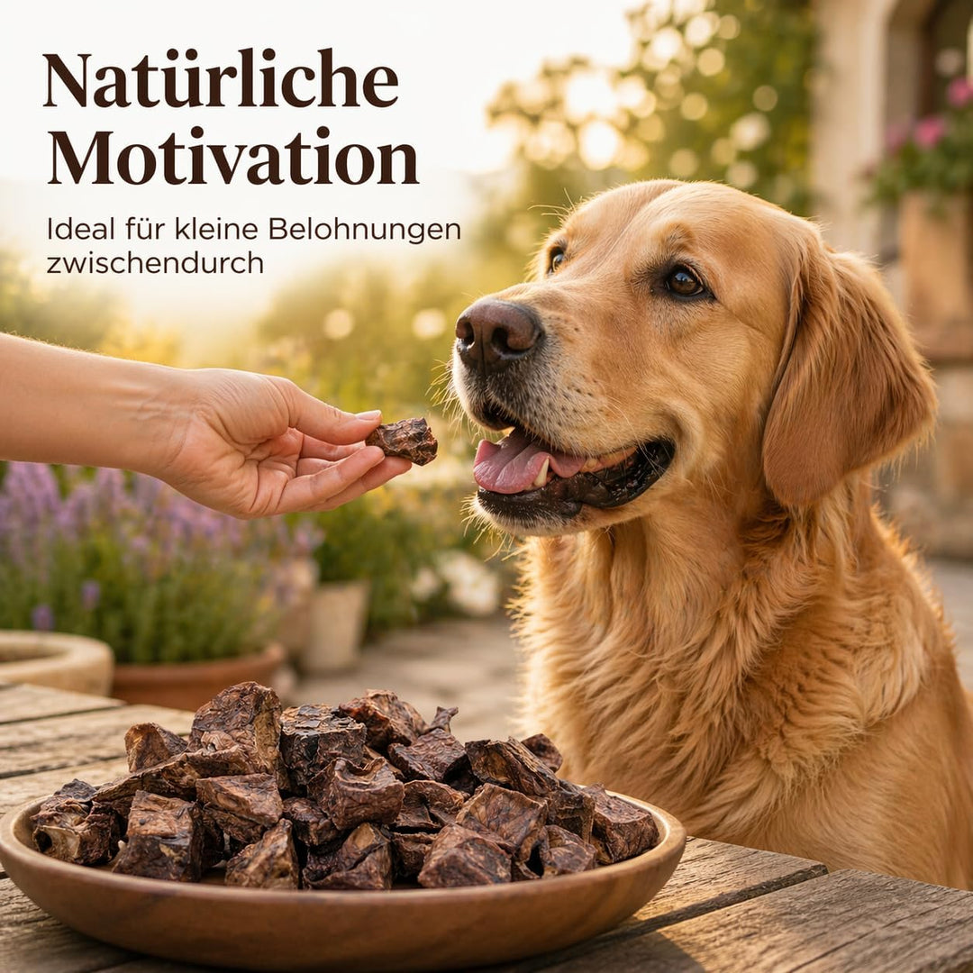 123...Hund dabei! - Rinder-Lungenwürfel 5kg - XXXL-Sparpaket - Vorratspaket - Trainingshappen - getr