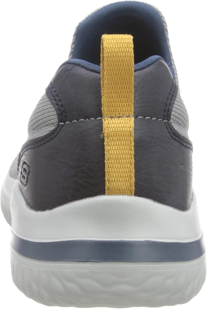 Skechers Herren Delson 3.0 FairfieldSneaker 40 EU Gray Knit Synthetic, 40 EU Gray Knit Synthetic