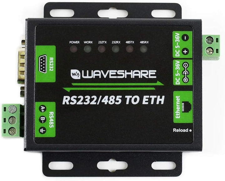 IBest Industrial RS232/RS485 to Ethernet Converter Module with Both RS232 and RS485 Interface Work I