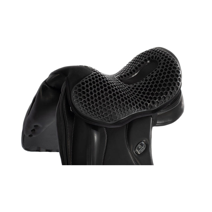 Acavallo Ortho-Coccyx Seat Saver Dressag Sitzkissen mit Aussparung Gel Out Black 20mm L schwarz, L s