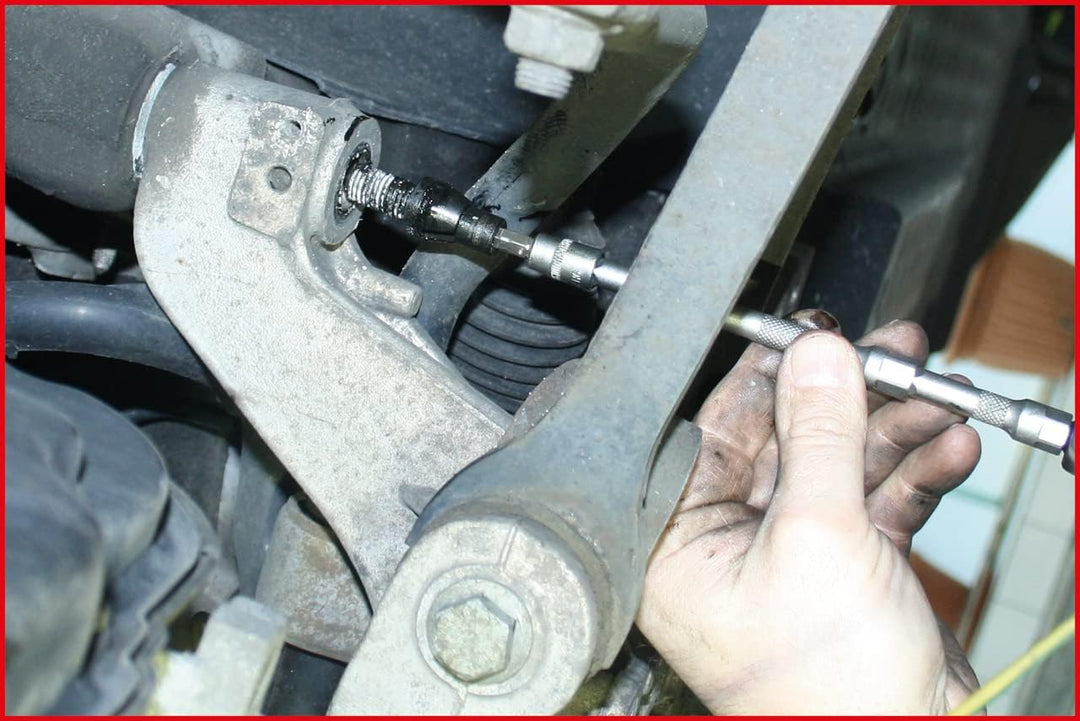KS Tools 150.2675 VAG Fixierbolzen-Satz für Hilfsrahmen M12 x 1,5, 4-tlg.