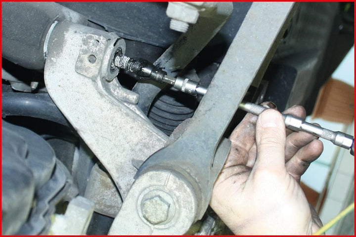 KS Tools 150.2675 VAG Fixierbolzen-Satz für Hilfsrahmen M12 x 1,5, 4-tlg.