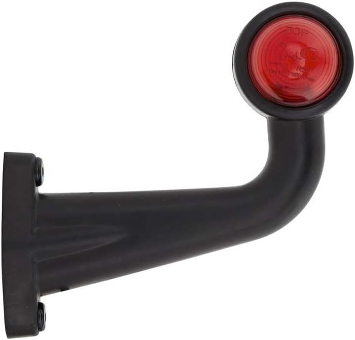 HELLA - Umrissleuchte - Halogen - 24V - Anbau - Lichtscheibenfarbe: milchweiss/rot/weiss - rechts/se