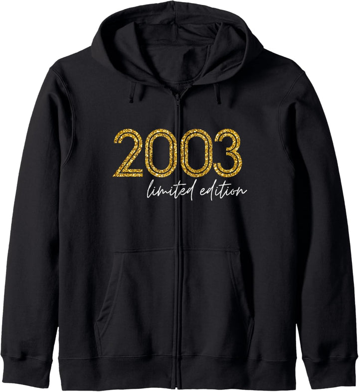 21. Geburtstag Mann Frau 21 Jahre 2003 Deko Lustig Geschenk Kapuzenjacke