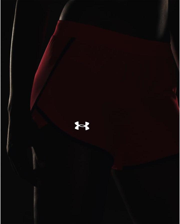 Under Armour Damen Kurze Hose Fly by 2.0 Laufshorts M-L Beta / Schwarz / Reflektierend, M-L Beta / S