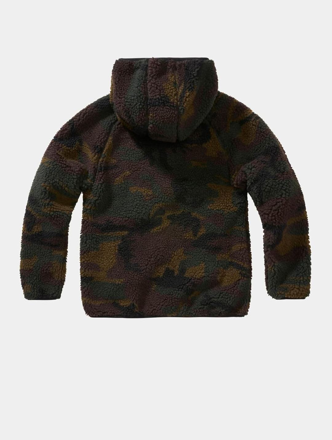 Brandit Kids Teddyfleecejacket Hood, Viele (Tarn-) Farben, Grössen 122 bis 176 134-140 Woodland, 134