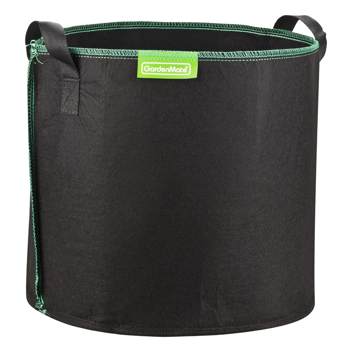 GardenMate 6X 30L Pflanzsack aus Vliesstoff Ø35.6cm Höhe 30.5cm - GREENLINE 30 Liter - 6er Set Green