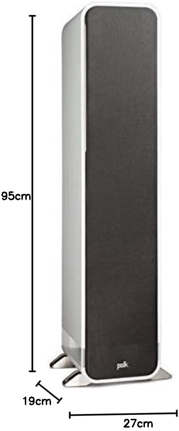 Polk Audio Signature S50E Standlautsprecher, HiFi Lautsprecher für Musik und Heimkino Sound, passive