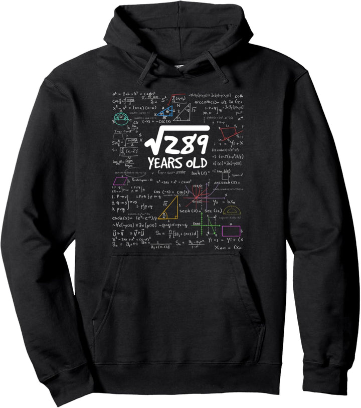 Lustiges Geschenk Quadratwurzel aus 289 = 17 Jahre alt Pullover Hoodie