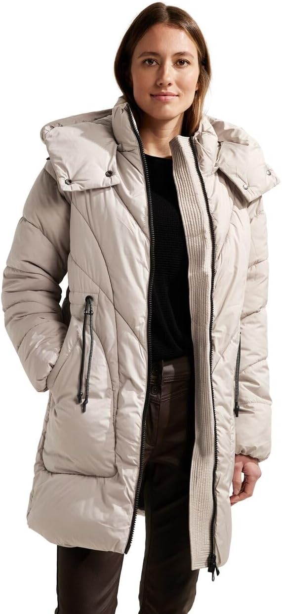 Cecil Damen Wintermantel, Beige